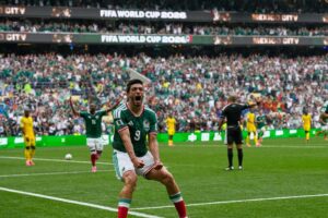 Africans support Mexico against South Africa